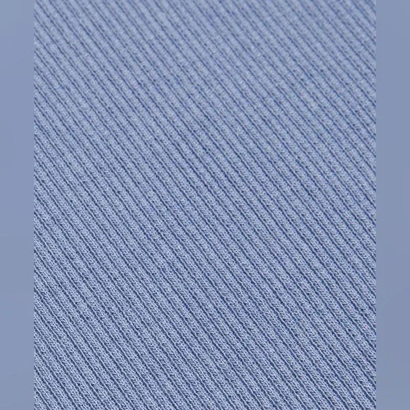 Lululemon Ribbed Cotton Modal Cut-Out Dress | Oasis Blue | 12 - Picture 5 of 6